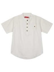 κοντομάνικο πουκάμισο - εκρού 12-223102-4-5-etwn-ekroy