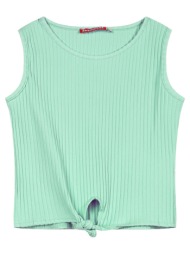παιδική αμάνικη μπλούζα κροπ για κορίτσι - βεραμάν 16-224248-5-14-etwn-beraman