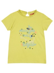 παιδική μπλούζα με τύπωμα και κέντημα για κορίτσι - τζιντζερ 15-224315-5-5-etwn-tzintzer
