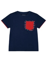 kοντομάνικη μπλούζα με τύπωμα και τσέπη για αγόρι - μαρεν 12-224132-5-5-etwn-maren