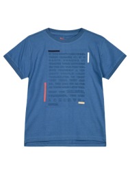 κοντομάνικη μπλούζα με ανάγλυφο τύπωμα για αγόρι - ακουα 13-224032-5-14-etwn-akoya