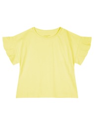 παιδική μπλούζα με φραμπαλά μανίκια για κορίτσι - λεμονι 16-224218-5-14-etwn-lemoni