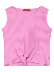 παιδική αμάνικη μπλούζα κροπ για κορίτσι - ροζ 16-224248-5-16-etwn-roz