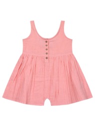 παιδικό ολόσωμο σορτς φαρδύ για κορίτσι - flamingo pink 15-224314-2-5-etwn-flamingo-pink
