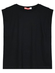 παιδική αμάνικη μπλούζα για κορίτσι - μαυρο 16-224254-5-14-etwn-mayro