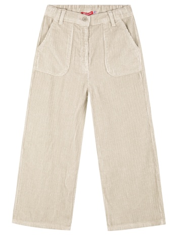 παντελόνι κοτλέ φαρδύ για κορίτσι - βανιλια