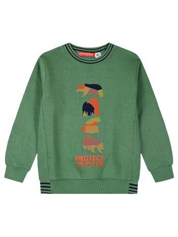 φούτερ μπλούζα για αγόρι - χλοη 12-124113-5-6-etwn-xloh