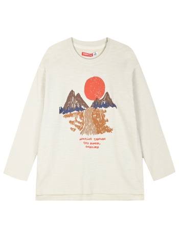 μακό μακρυμάνικο για αγόρι - κρεμ 13-124036-5-16-etwn-krem