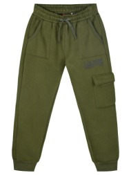 παντελόνι φούτερ φόρμας για αγόρι - χακι 12-124121-2-5-etwn-xaki