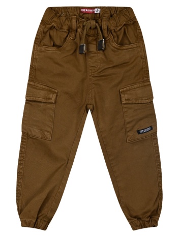 παντελόνι κάργκο για αγόρι - καμηλο