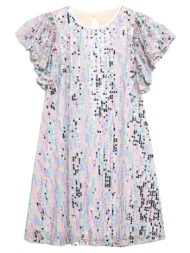 παιδικό φόρεμα με παγιέτες για κορίτσι - πολυχρωμο 46-225270-7-14-etwn-polyxrwmo