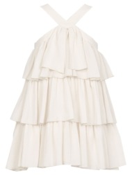 παιδικό φόρεμα κρεπ για κορίτσι - εκρού 46-224275-7-14-etwn-ekroy