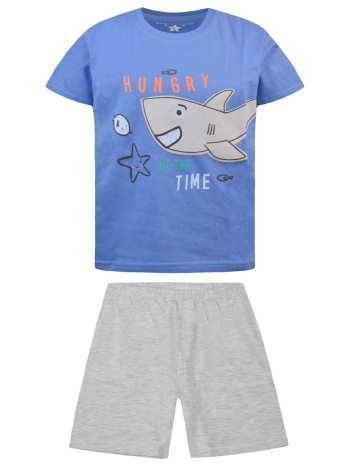 πυζάμα καρχαρίας - εκρου μελανζε 32-223105-9-5-etwn