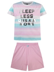 πυζάμα τύπωμα sleep less - τριανταφυλλι 36-223200-9-14-etwn-triantafylli