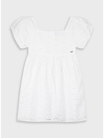 κιπούρ φόρεμα για κορίτσι - λευκό 15-225301-7-5-etwn-leyko σε προσφορά