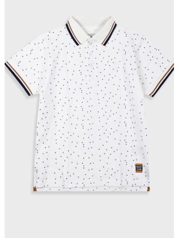 εμπριμέ πόλο για αγόρι - λευκό 13-225016-5-16-etwn-leyko σε προσφορά