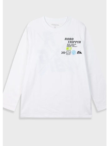 μπλούζα με τύπωμα για αγόρι - λευκό σε προσφορά