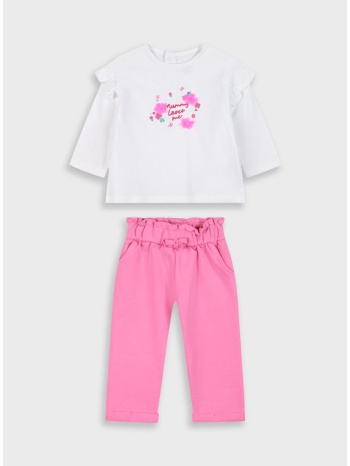 σετ μπλούζα με παντελόνι για βρεφικό κορίτσι (3 – σε προσφορά