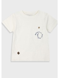 μπλούζα με τσέπη για αγόρι - εκρού 12-225129-5-6-etwn-ekroy