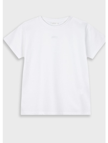 boutique κοτνομάνικο για αγόρι - λευκό