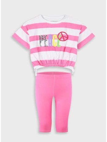 σετ με τύπωμα για κορίτσι - τριανταφυλλι σε προσφορά