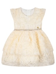 boutique φόρεμα για κορίτσι - εκρού 45-225370-7-12-etwn-ekroy