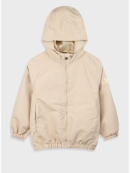 λεπτό μπουφάν με κουκούλα για αγόρι - μπεζ 13-225004-1-16-etwn-mpez