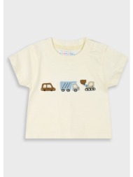 μπλούζα με κέντημα για βρεφικό αγόρι (6 – 18 μηνών) - κρεμ 11-225454-5-86-cm-krem