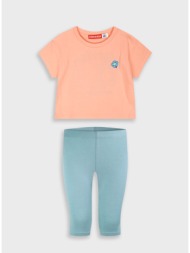 σετ με τύπωμα για κορίτσι - νεον πρασινο 15-225373-0