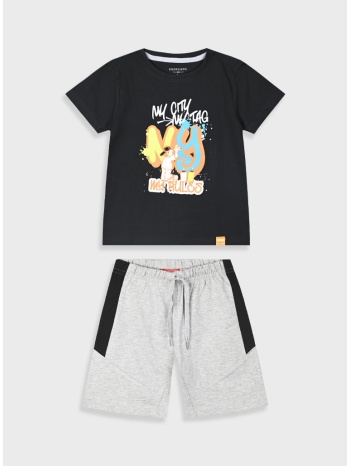 σετ με τύπωμα για αγόρι - μελανζε 12-225182-0-9 σε προσφορά