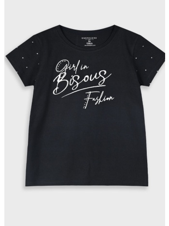 μπλούζα με τύπωμα για κορίτσι - μαυρο 16-225232-5 σε προσφορά