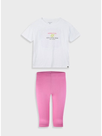 σετ με τύπωμα για κορίτσι - τριανταφυλλι 16-225274-0 σε προσφορά