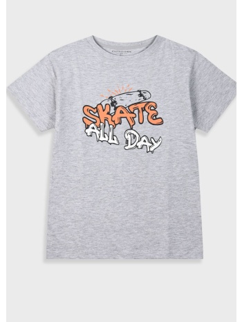 μπλούζα με τύπωμα για αγόρι - μελανζε 13-225068-5 σε προσφορά