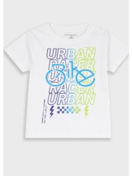 μπλούζα με τύπωμα για αγόρι - λευκό 12-225134-5