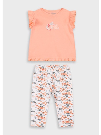 σετ μπλούζα και κολάν για βρεφικό κορίτσι (3 – 18 σε προσφορά