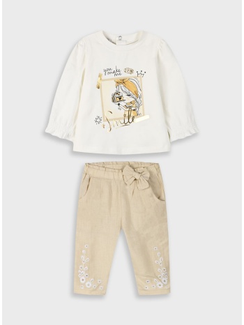 boutique σετ για βρεφικό κορίτσι - μπεζ 44-225441-0