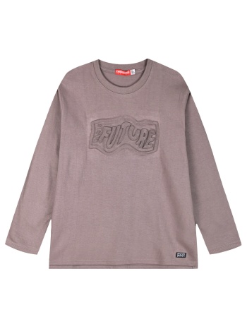 μακό μακρυμάνικο για αγόρι - cloud grey 13-124020-5