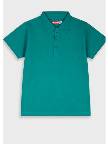 basic line πόλο για αγόρι - πράσινο 13-100950-5-5