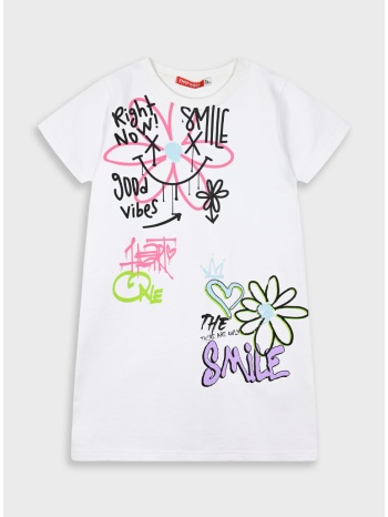 φόρεμα με τύπωμα για κορίτσι - λευκό 16-225241-7 σε προσφορά