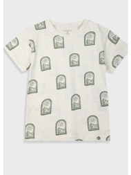 εμπριμέ μπλούζα για αγόρι - κρεμ 13-225048-5