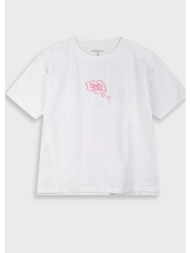 μπλούζα με τύπωμα για κορίτσι - λευκό 16-225211-5