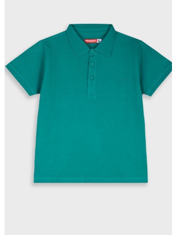 basic line πόλο για αγόρι - πράσινο 12-100950-5-5