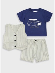 boutique σετ για βρεφικό αγόρι - ριγέ 41-225499-0