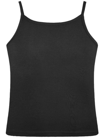 μπλούζα τιράντα basic line - μαυρο 16-200000-5-5