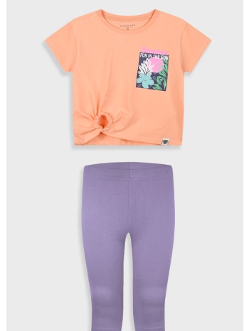 σετ με τύπωμα για κορίτσι - σκονισμενο λιλα 16-225240-0 σε προσφορά