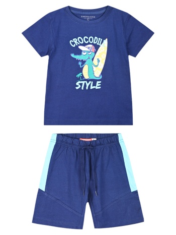 σετ με τύπωμα για αγόρι - μπλε 12-225190-0 σε προσφορά