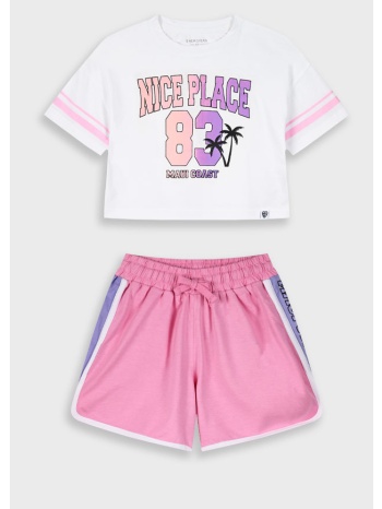 σετ με τύπωμα για κορίτσι - τριανταφυλλι 16-225287-0 σε προσφορά