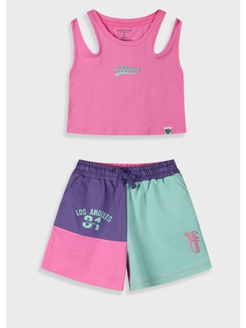 σετ με τύπωμα για κορίτσι - τριανταφυλλι 16-225284-0 σε προσφορά