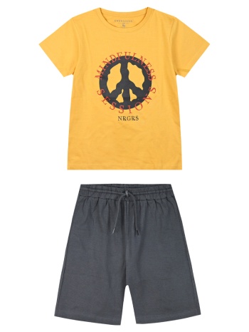 σετ με τύπωμα για αγόρι - ανθρακι 13-225015-0 σε προσφορά