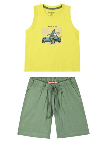 σετ με τύπωμα για αγόρι - χακι 12-225192-0 σε προσφορά